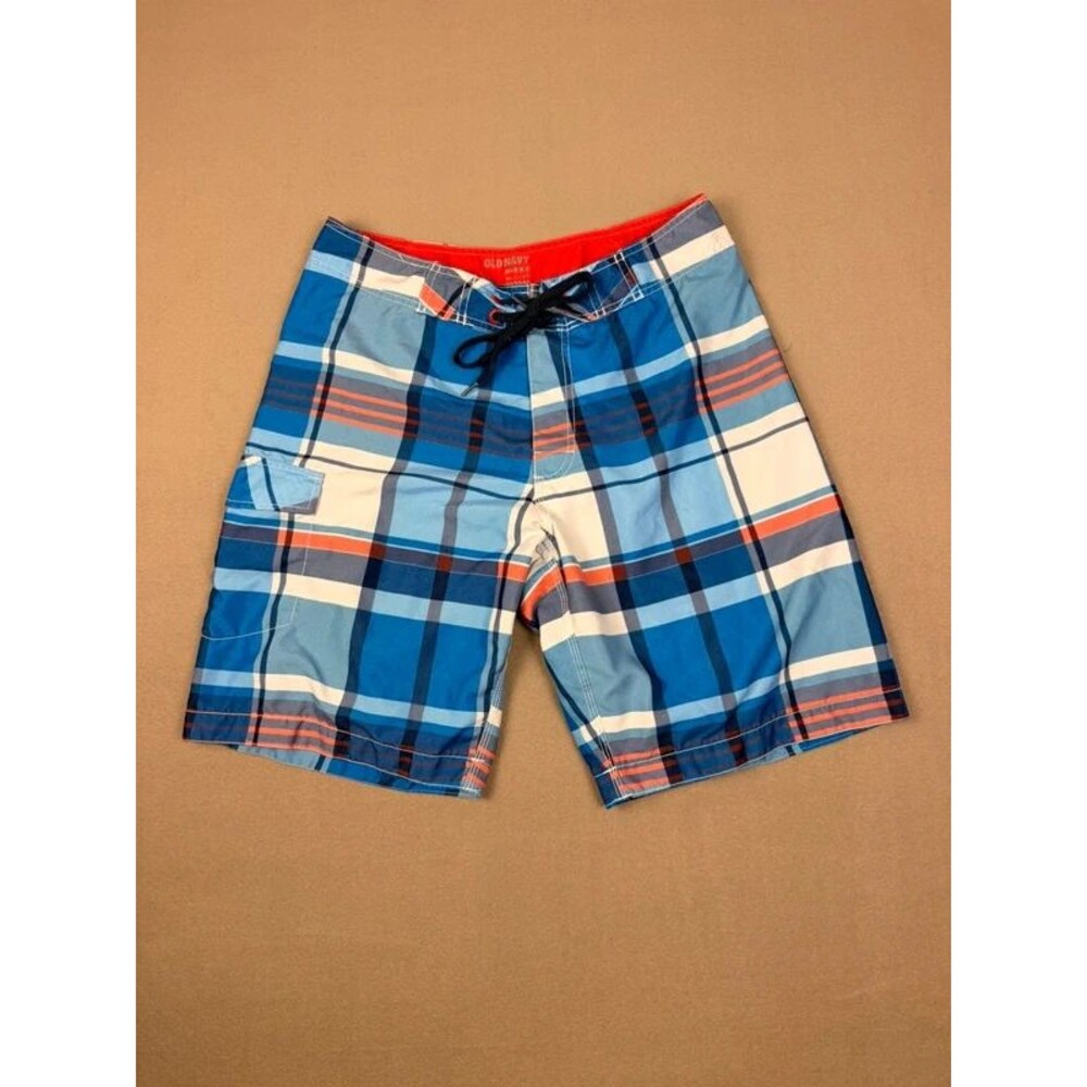 Old Navy Plaid Men's Swim Trunks